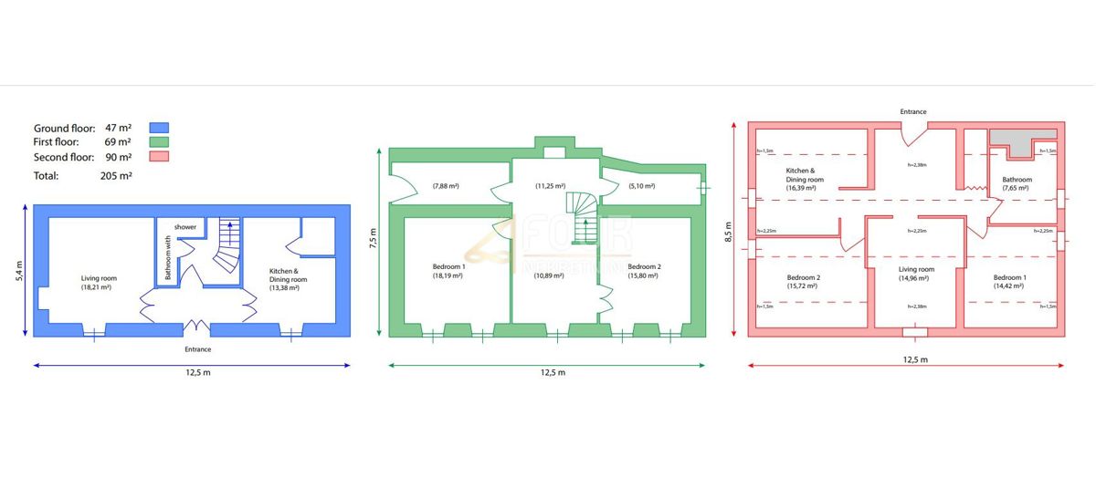 Ika, Opatija - Okolica, 208m2