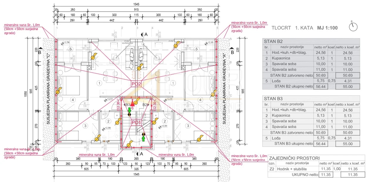 Štinjan, Pula, 55m2