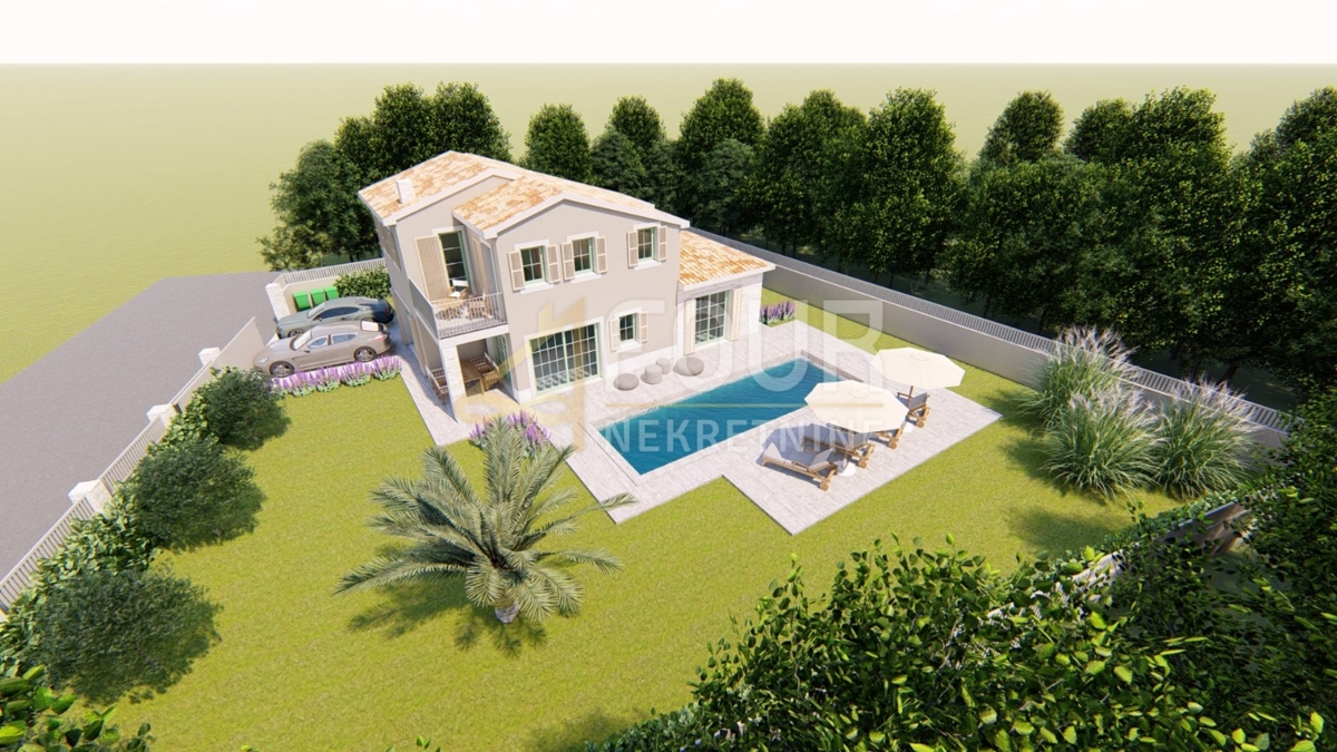 Istria, Tinjan, casa indipendente con piscina