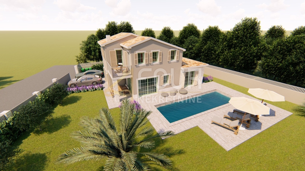 Istria, Tinjan, casa indipendente con piscina