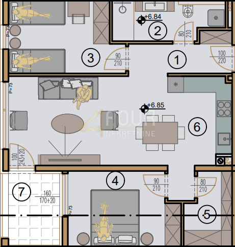 Srdoči, Rijeka, 69,27m2