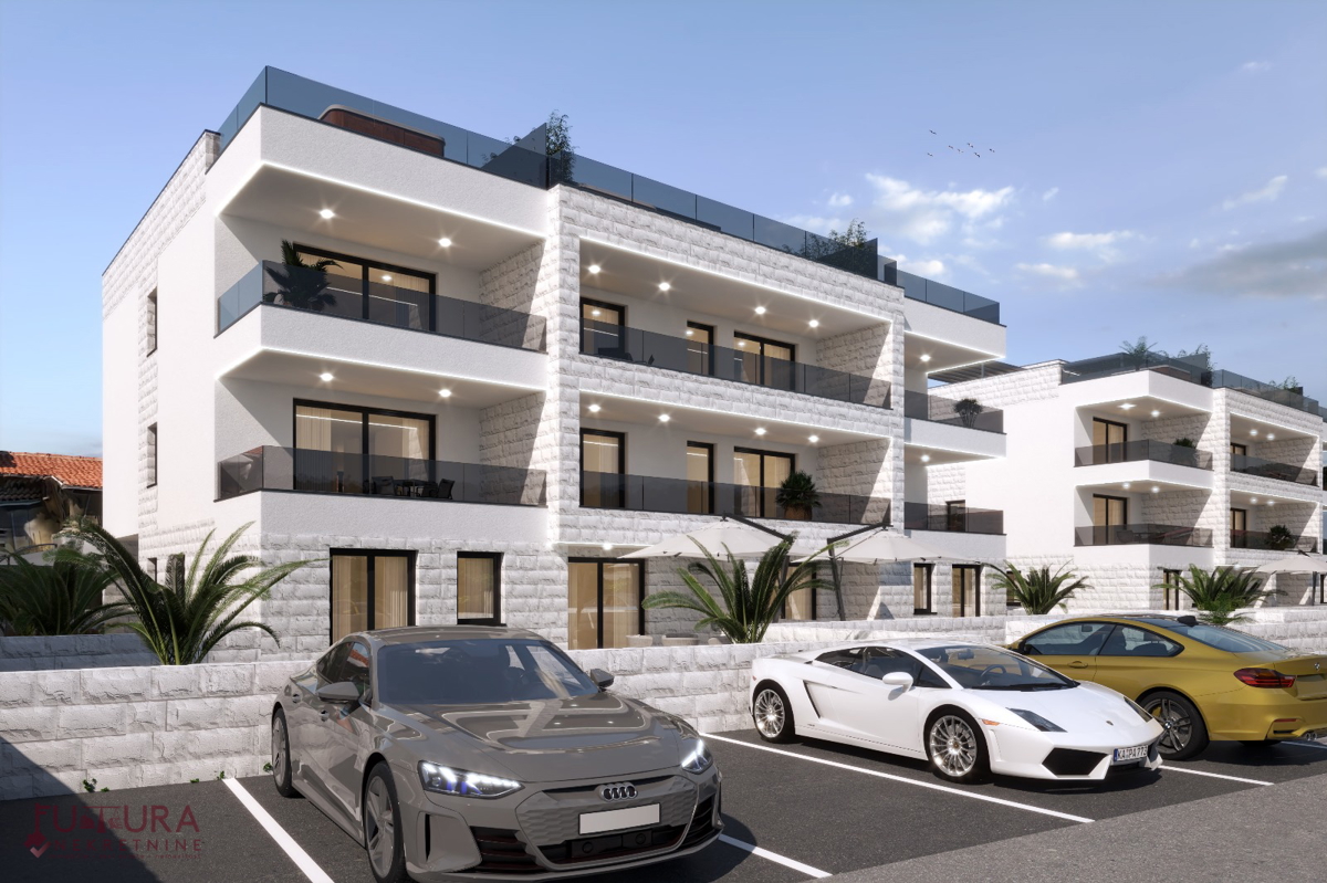 ZADAR - PRIVLAKA, APPARTAMENTO 107 M2, VENDITA, VISTA, TERRAZZA SUL TETTO, POSIZIONE!!!
