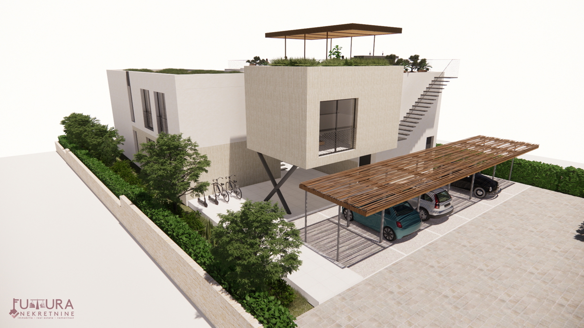 ZADAR - UGLJAN, APPARTAMENTO 125,87 M2, VENDITA, TERRAZZA SUL TETTO, NUOVO, VISTA, PRIMA FILA!!!