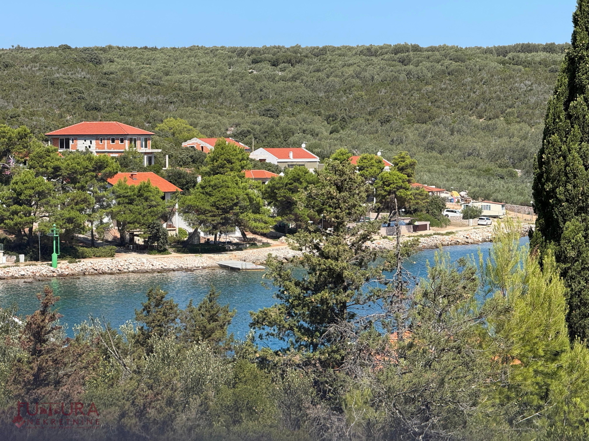 ZADAR - ŽMAN, TERRENO EDIFICABILE 843 M2, VENDITA, VISTA, POSIZIONE!!!!