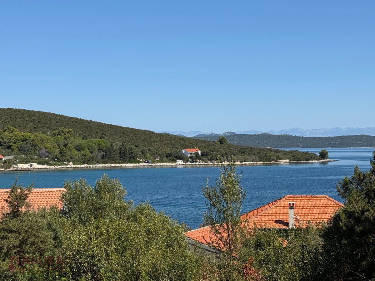 ZADAR - ŽMAN, TERRENO EDIFICABILE 843 M2, VENDITA, VISTA, POSIZIONE!!!!