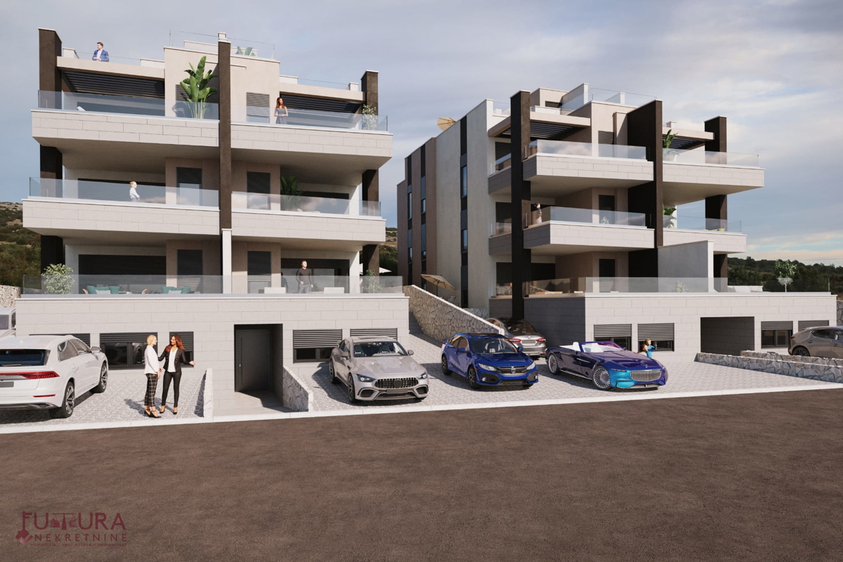 PAG - ŠIMUNI, APPARTAMENTO 107,55 M2, VENDITA, NUOVO, GIARDINO, VISTA, POSIZIONE!!