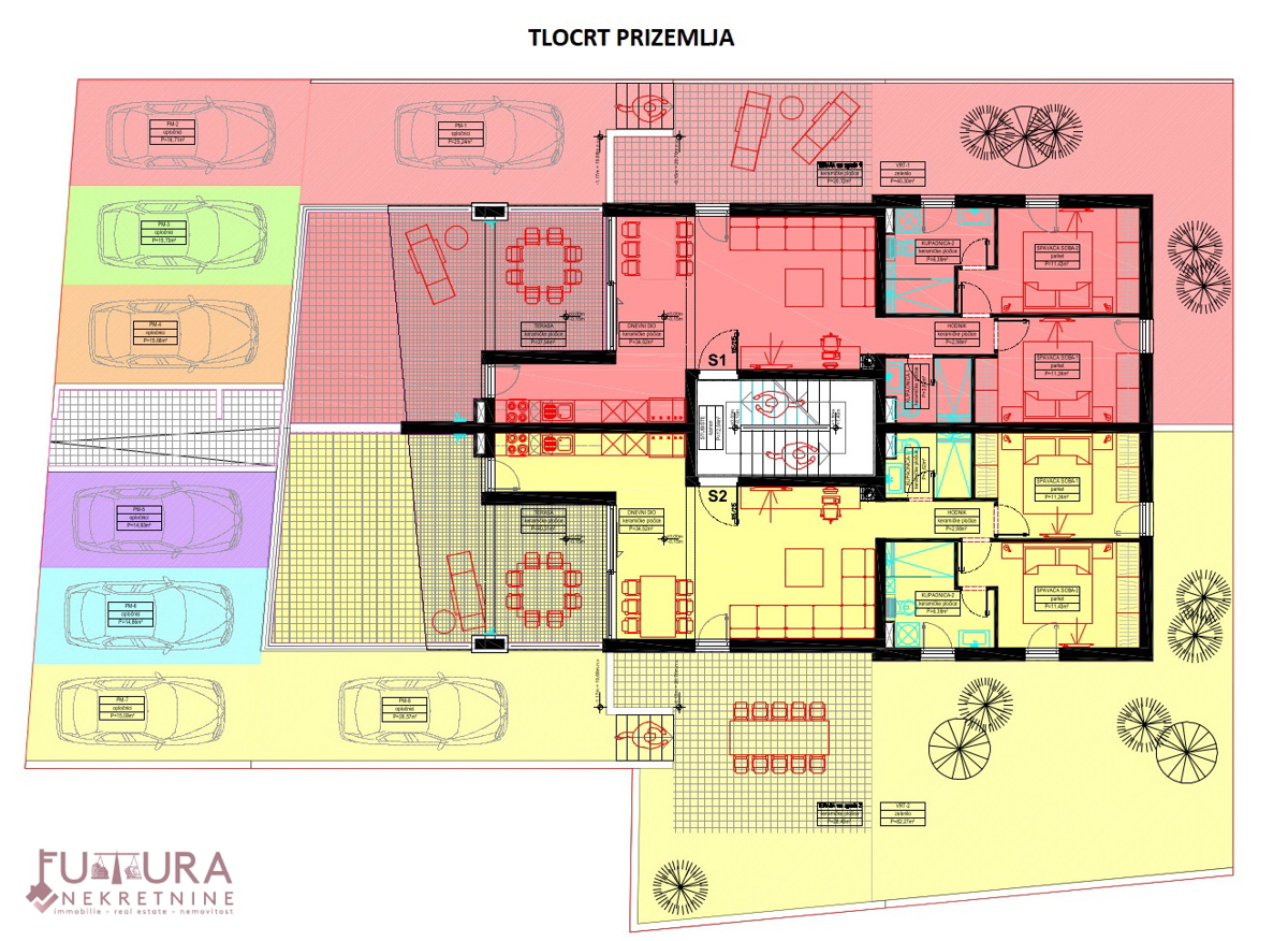 PAG - ŠIMUNI, APPARTAMENTO 107,55 M2, VENDITA, NUOVO, GIARDINO, VISTA, POSIZIONE!!
