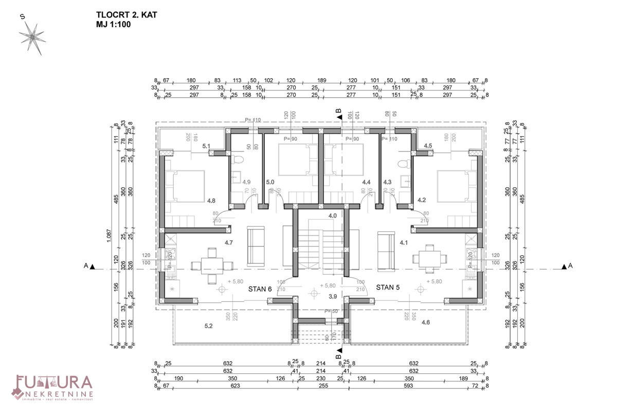 PAG - POVLJANA, APPARTAMENTO 62,23 M2, VENDITA, VISTA, NUOVO, POSIZIONE!!!