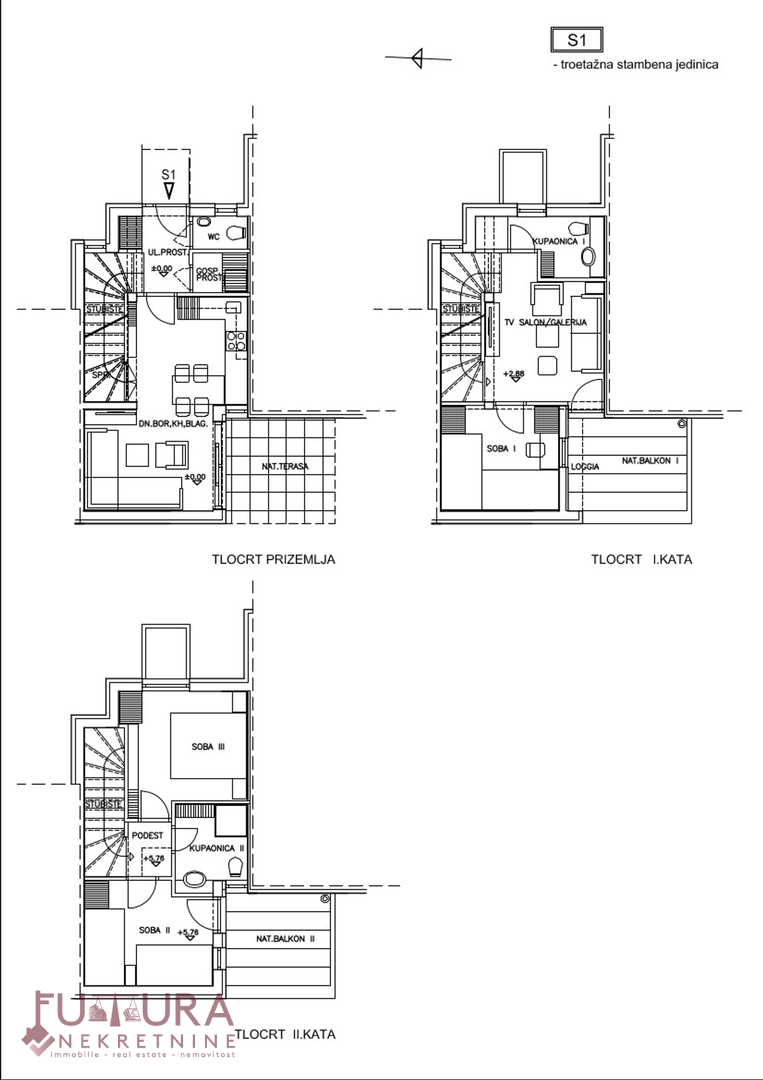 NOVALJA, VENDITA CASA A SCHIERA 110,42 M2, NUOVO, GIARDINO, POSIZIONE!!!