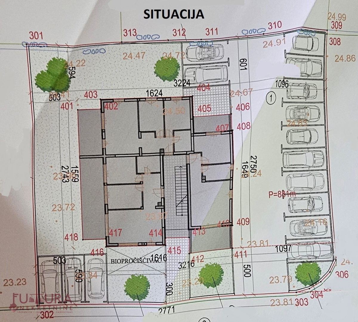 PAG - MANDRE, APPARTAMENTO 56,25 M2, VENDITA, VISTA, NUOVO, POSIZIONE!!!