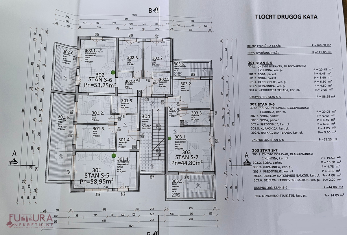 PAG - MANDRE, APPARTAMENTO 56,25 M2, VENDITA, VISTA, NUOVO, POSIZIONE!!!
