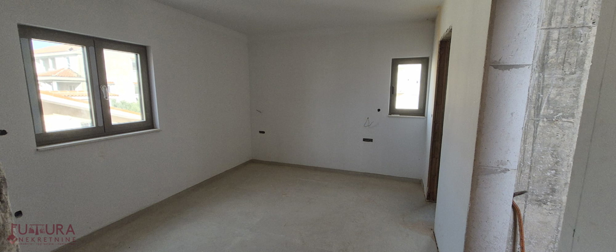 PAG - MANDRE, APPARTAMENTO 131,72 M2, VENDITA, PRIMA FILA, VISTA APERTA, GIARDINO, TERRAZZA SUL TETTO!!!