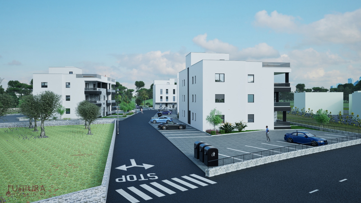 ZADAR - CRVENE KUĆE, APPARTAMENTO 74,45 M2, VENDITA, NUOVO, POSIZIONE!