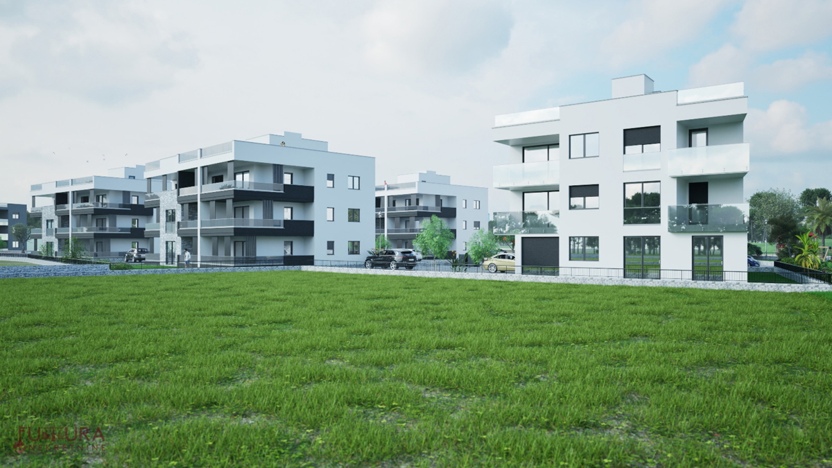 ZADAR - CRVENE KUĆE, APPARTAMENTO 74,45 M2, VENDITA, NUOVO, POSIZIONE!