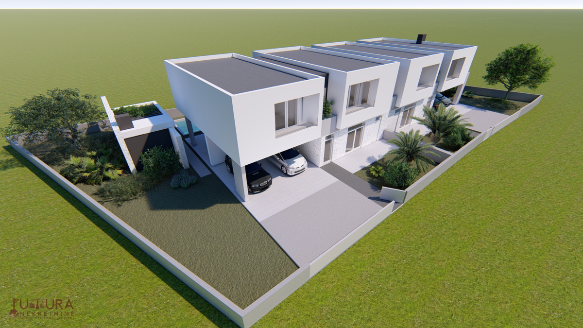 ZADAR - ZATON, CASA 220,43 M2, VENDITA, NUOVA, PISCINA, GIARDINO!!