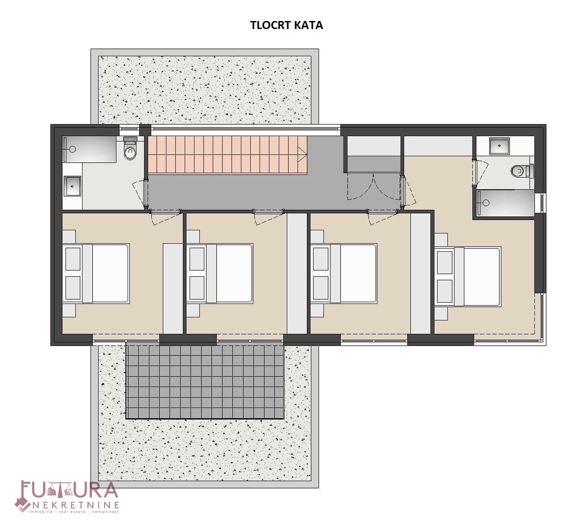 PAG - KOLAN, VILLA IN VENDITA 190 M2, NUOVA, PISCINA, VISTA!!!