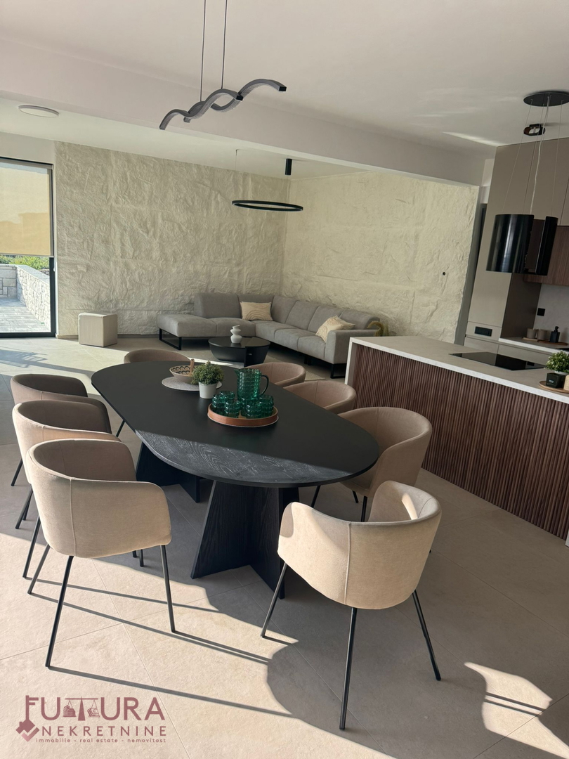 PAG - KOLAN, VILLA IN VENDITA 190 M2, NUOVA, PISCINA, VISTA!!!
