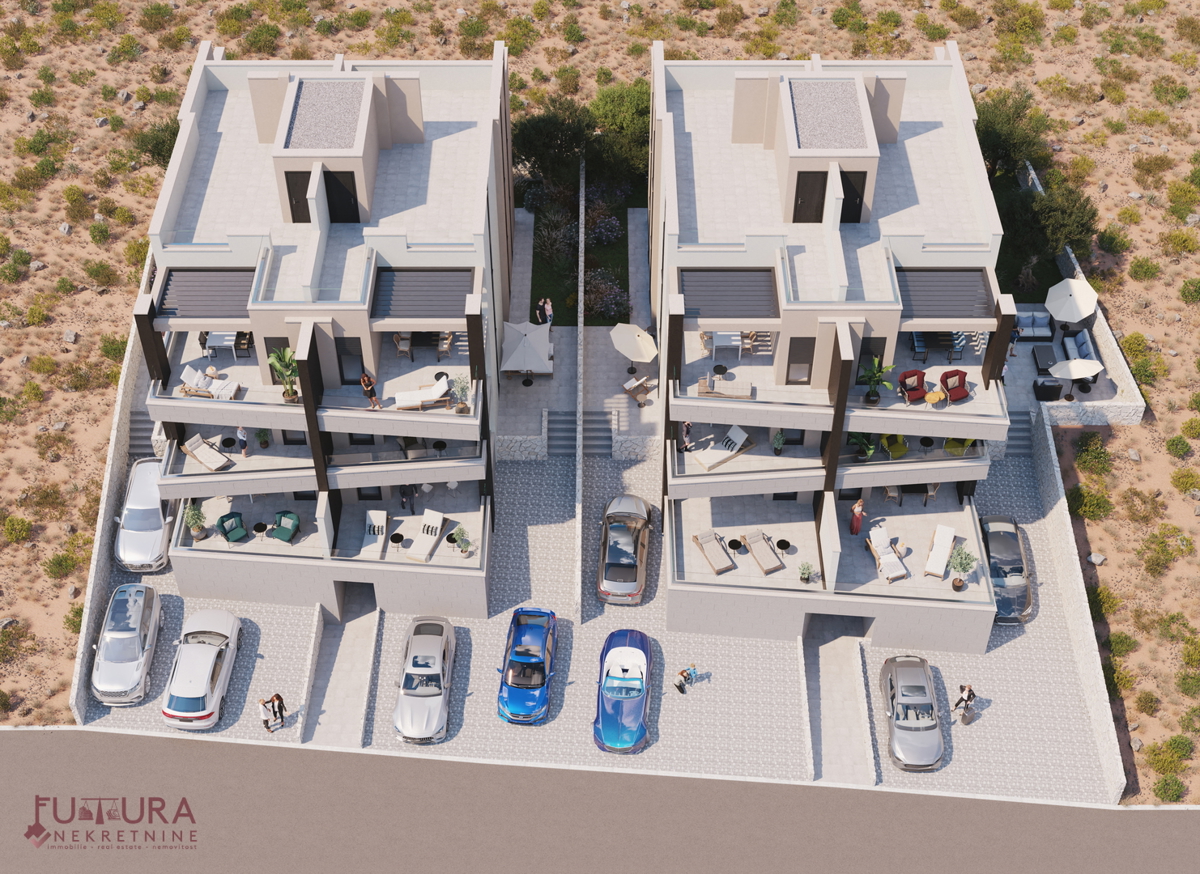 PAG - ŠIMUNI, ATTICO 100,69 M2, VENDITA, VISTA, POSIZIONE, NUOVO!!