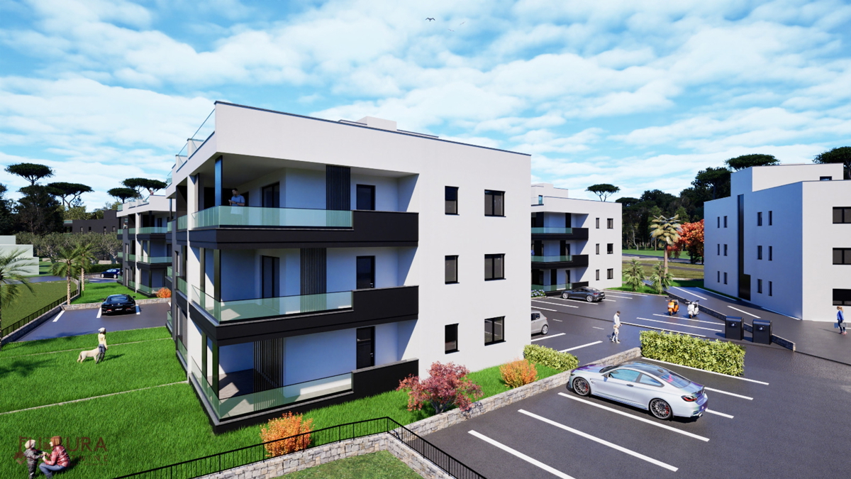 ZADAR - CRVENE KUĆE, APPARTAMENTO 84,32 M2, VENDITA, NUOVO, POSIZIONE!