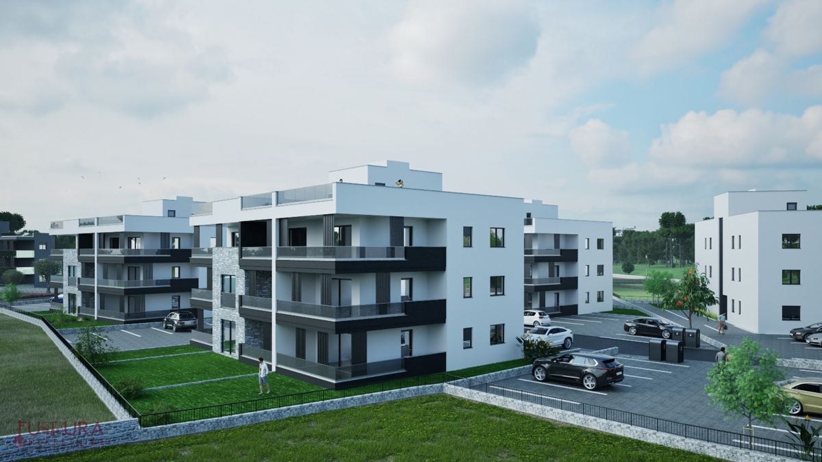 ZADAR - CRVENE KUĆE, APPARTAMENTO 84,32 M2, VENDITA, NUOVO, POSIZIONE!