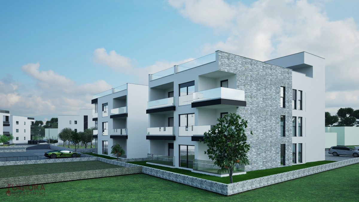 ZADAR - CRVENE KUĆE, APPARTAMENTO 84,32 M2, VENDITA, NUOVO, POSIZIONE!