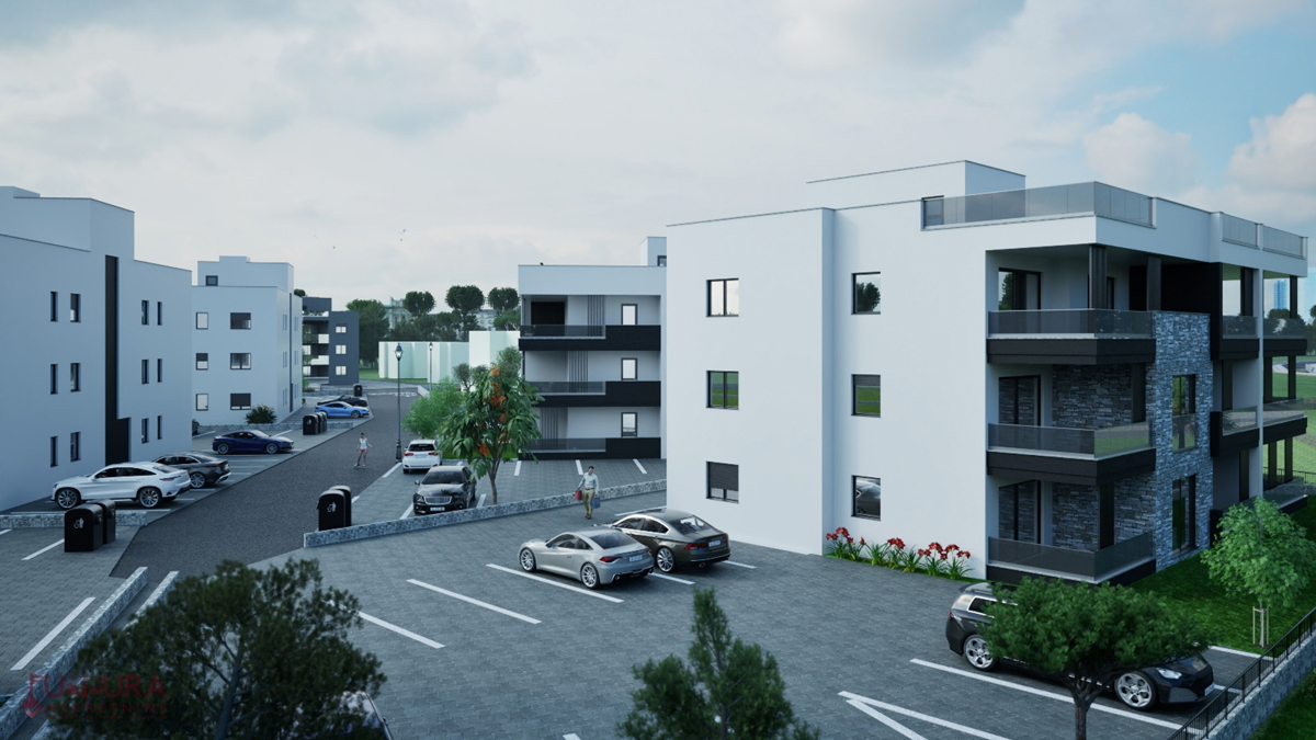 ZADAR - CRVENE KUĆE, APPARTAMENTO 84,32 M2, VENDITA, NUOVO, POSIZIONE!