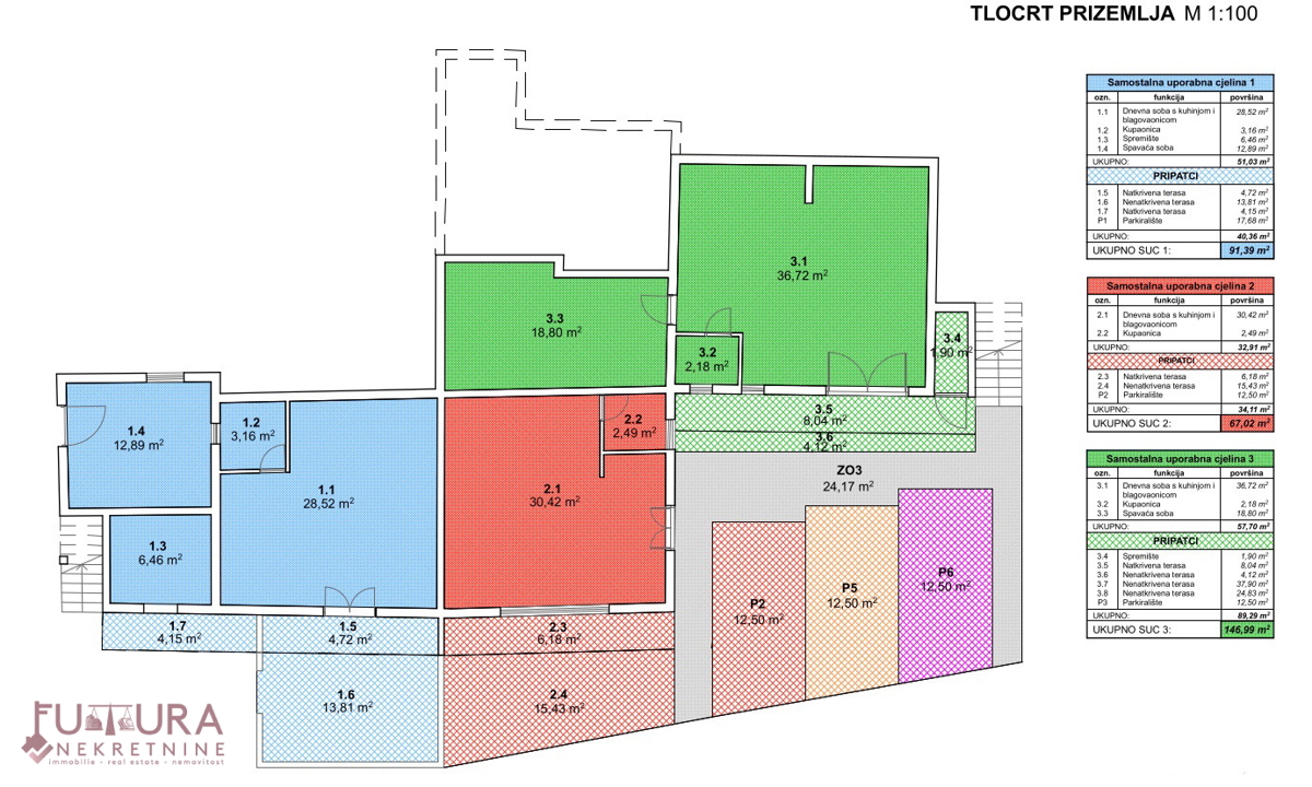 PAG, VENDITA CASA 246,86 M2, VENDITA, VISTA, 5 APPARTAMENTI!!!