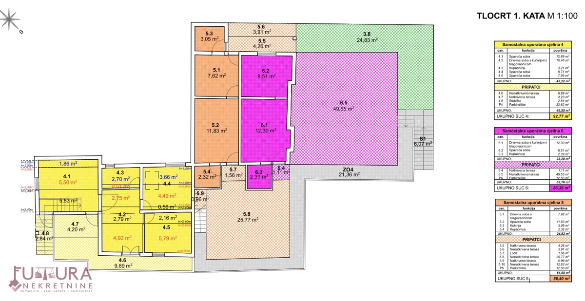 PAG, VENDITA CASA 246,86 M2, VENDITA, VISTA, 5 APPARTAMENTI!!!