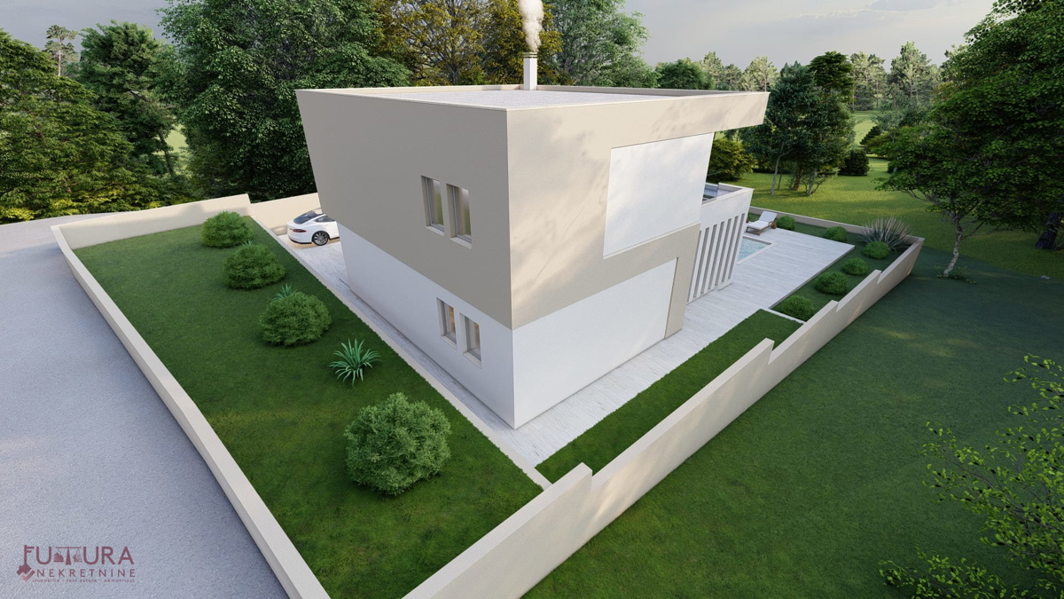 PAŠMAN - ŽDRELAC, TERRENO EDIFICABILE 616 M2 IN VENDITA, PERMESSO DI COSTRUIRE, VISTA MARE!!!