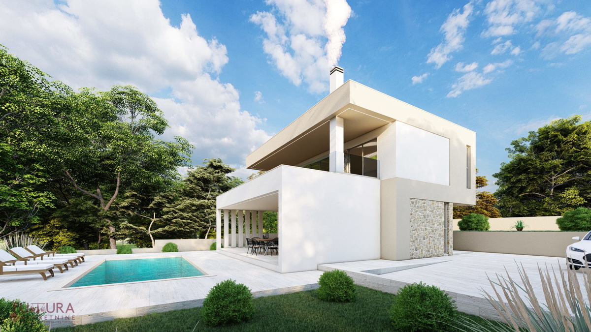 PAŠMAN - ŽDRELAC, TERRENO EDIFICABILE 616 M2 IN VENDITA, PERMESSO DI COSTRUIRE, VISTA MARE!!!