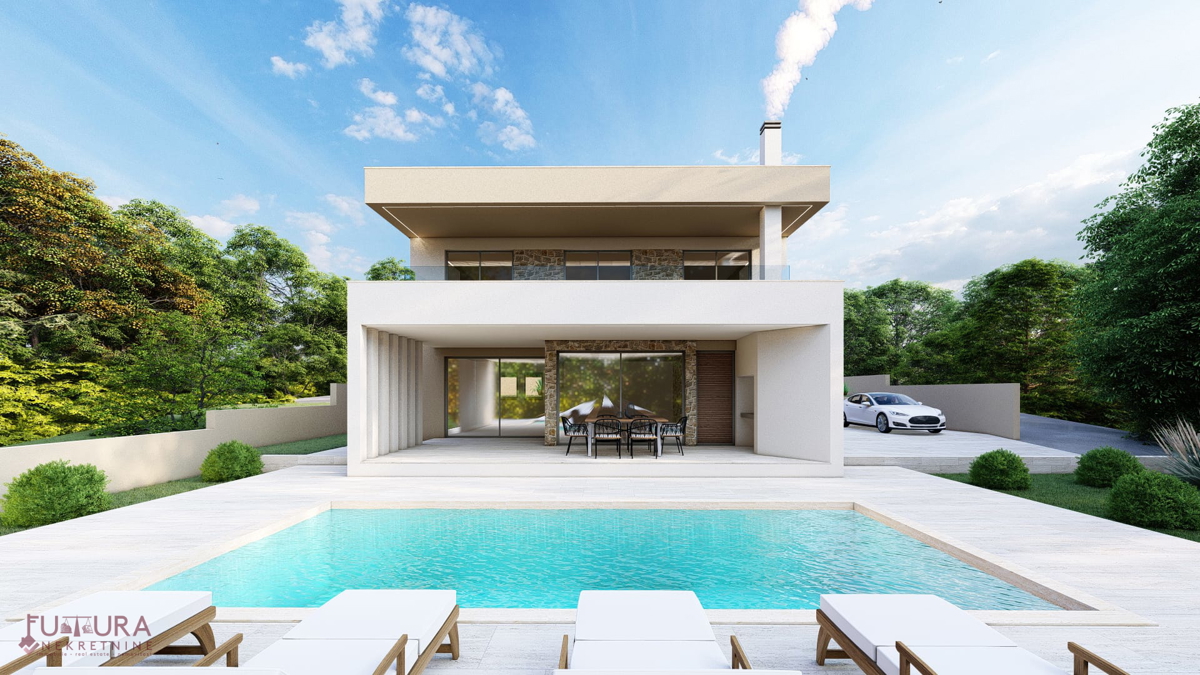 PAŠMAN - ŽDRELAC, TERRENO EDIFICABILE 616 M2 IN VENDITA, PERMESSO DI COSTRUIRE, VISTA MARE!!!