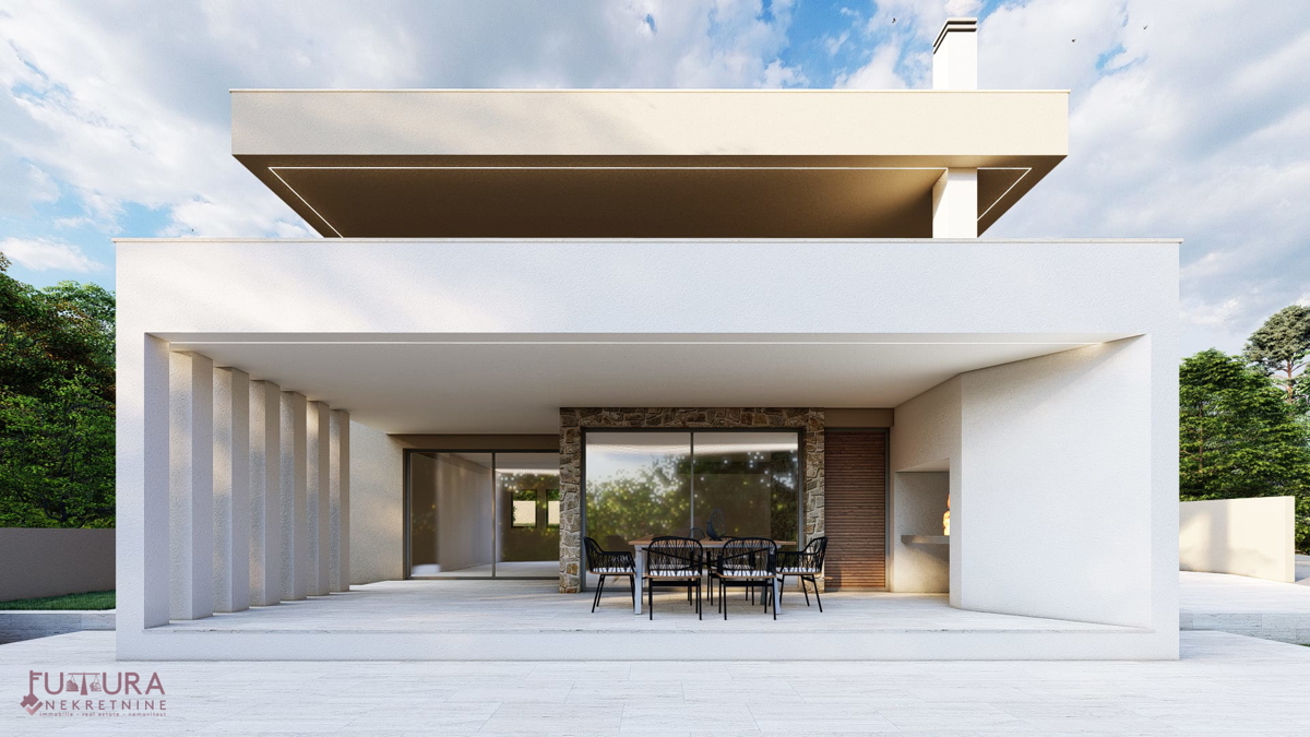 PAŠMAN - ŽDRELAC, TERRENO EDIFICABILE 616 M2 IN VENDITA, PERMESSO DI COSTRUIRE, VISTA MARE!!!