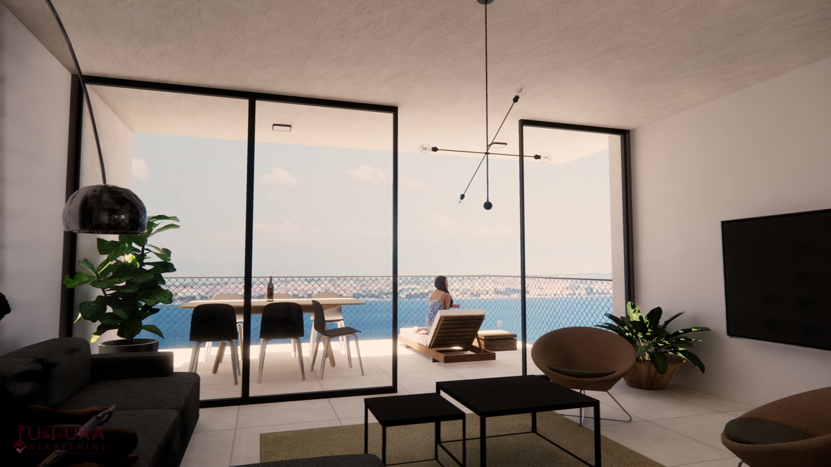 ZADAR - UGLJAN, APPARTAMENTO 100,68 M2, VENDITA, NUOVO, GIARDINO, PRIMA FILA, VISTA!!!