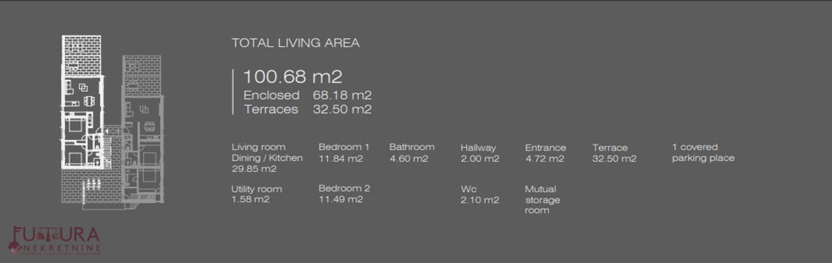 ZADAR - UGLJAN, APPARTAMENTO 100,68 M2, VENDITA, NUOVO, GIARDINO, PRIMA FILA, VISTA!!!