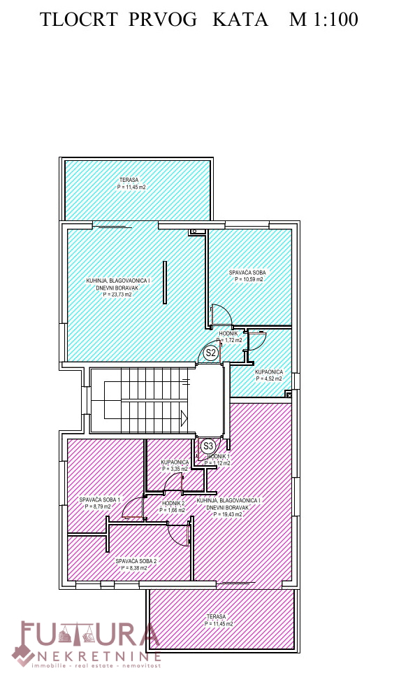 ZADAR - PETRČANE, APPARTAMENTO 53,96 M2, VENDITA, NUOVO, LOCATION!!!