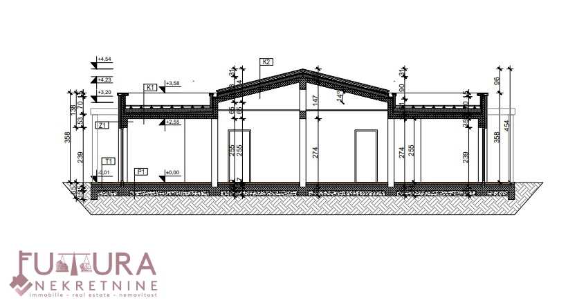 ZADAR - ŽMAN, TERRENO EDIFICABILE 483 M2, VISTA, A 90M DAL MARE!!!