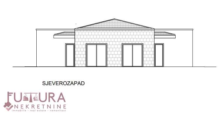 ZADAR - ŽMAN, TERRENO EDIFICABILE 483 M2, VISTA, A 90M DAL MARE!!!