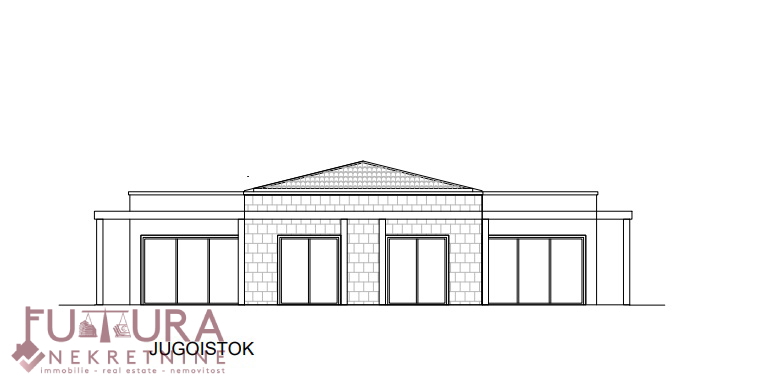 ZADAR - ŽMAN, TERRENO EDIFICABILE 483 M2, VISTA, A 90M DAL MARE!!!