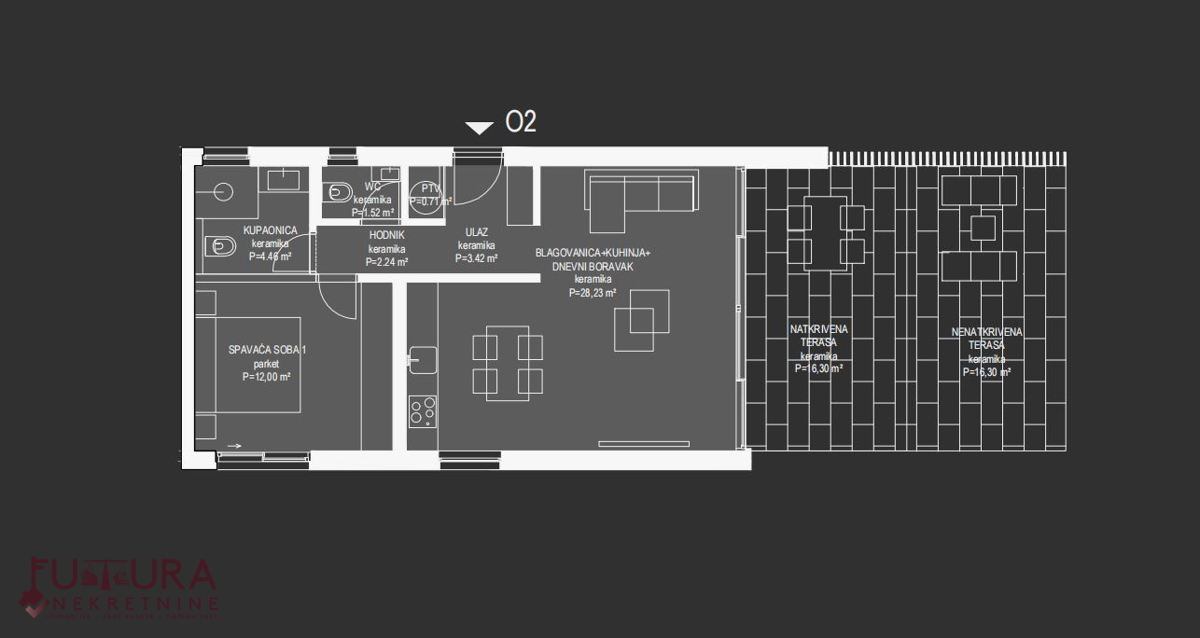 ZADAR - UGLJAN, APPARTAMENTO 85,18 M2, VENDITA, NUOVO, GIARDINO, PRIMA FILA, VISTA!!!