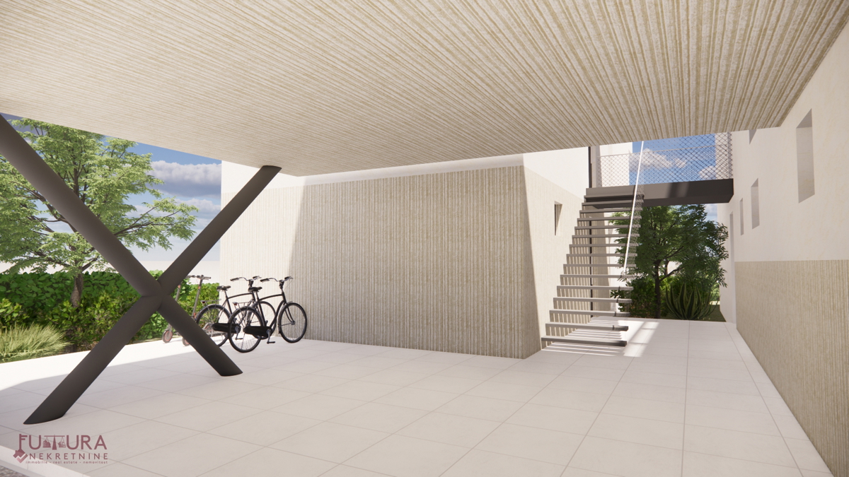 ZADAR - UGLJAN, APPARTAMENTO 85,18 M2, VENDITA, NUOVO, GIARDINO, PRIMA FILA, VISTA!!!