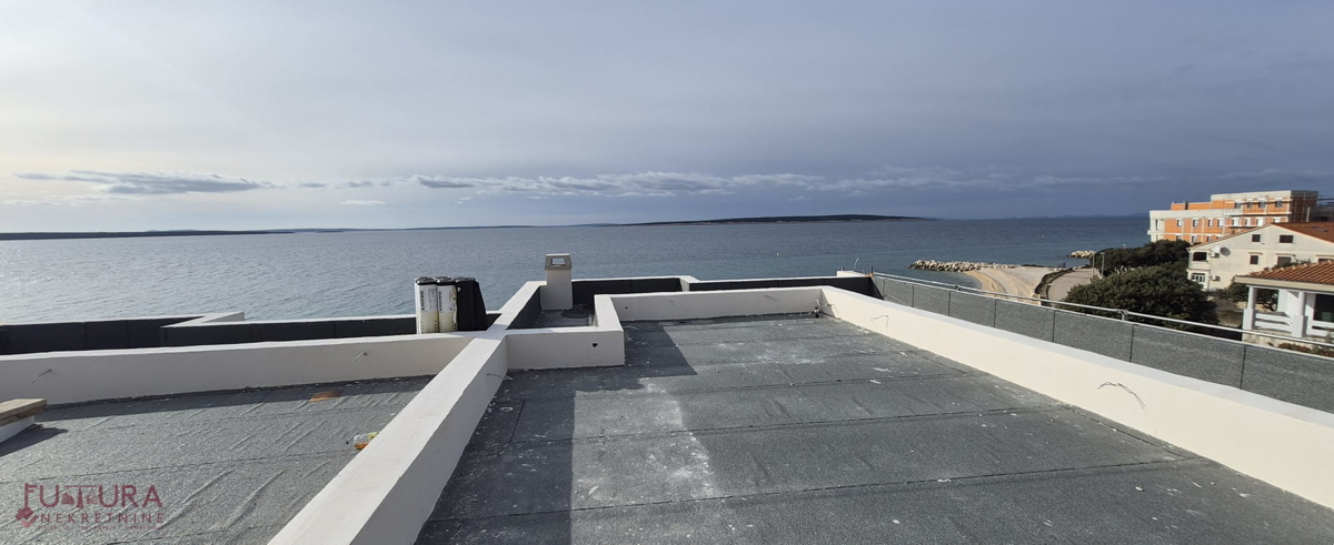 PAG - MANDRE, APPARTAMENTO 131,72 M2, VENDITA, PRIMA FILA, VISTA APERTA, GIARDINO, TERRAZZA SUL TETTO!!!