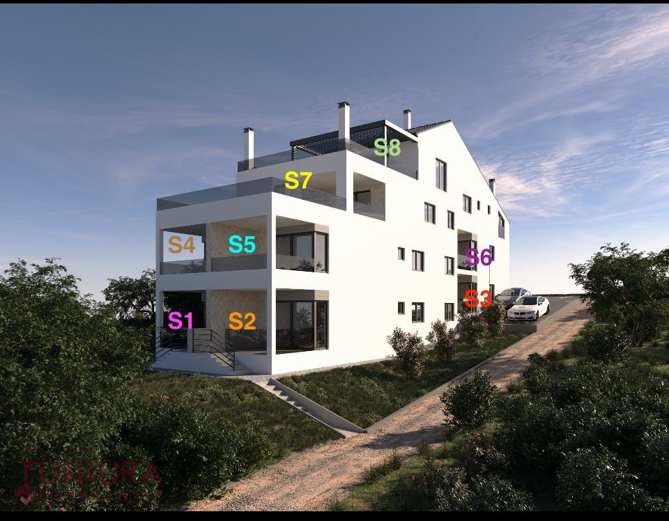 PAG - MANDRE, APPARTAMENTO 51,20 M2, VENDITA, VISTA, POSIZIONE, NUOVO!!!