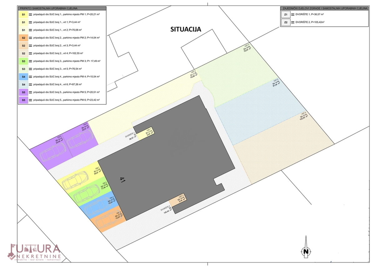 PAG - MANDRE, APPARTAMENTO 100,32 M2, VENDITA, VISTA, GIARDINO, GARAGE, POSIZIONE!!!