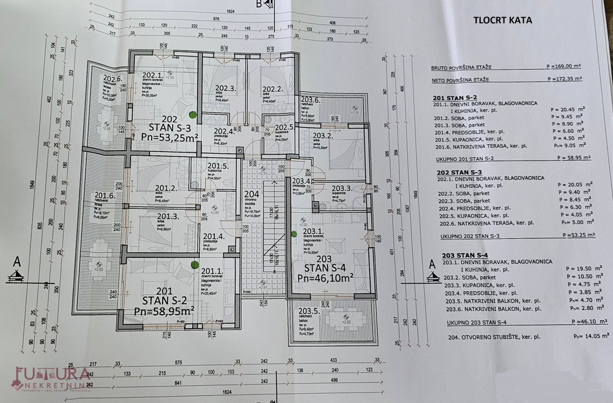 PAG - MANDRE, APPARTAMENTO 49,10 M2, VENDITA, VISTA, NUOVO, POSIZIONE!!!
