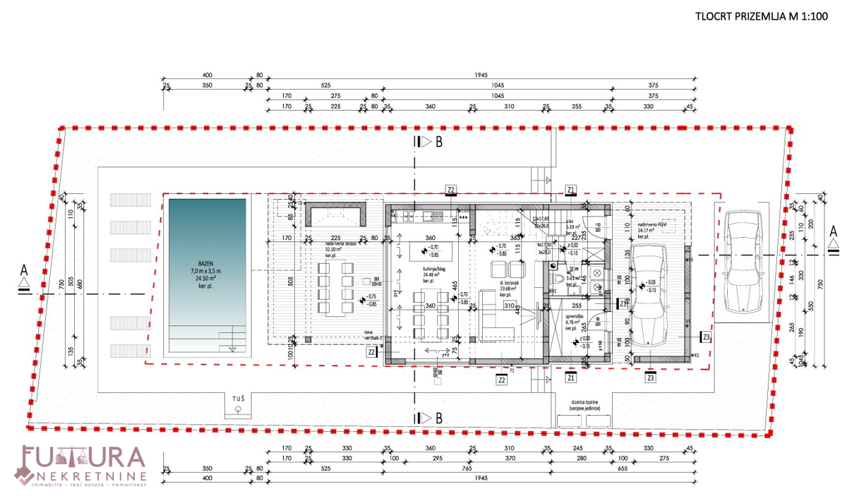 ZADAR - ZATON, VILLA 223,23 M2, VENDITA, VISTA, POSIZIONE, PISCINA, NUOVO!!!