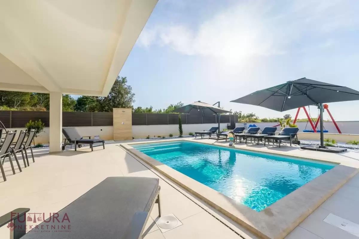 ZADAR - ZATON, VILLA 223,23 M2, VENDITA, VISTA, POSIZIONE, PISCINA, NUOVO!!!