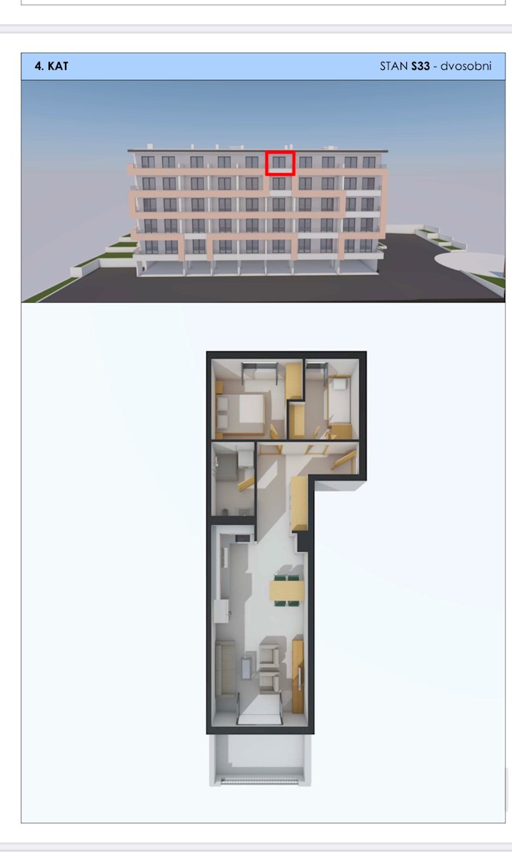 Attico in nuova costruzione con vista mare