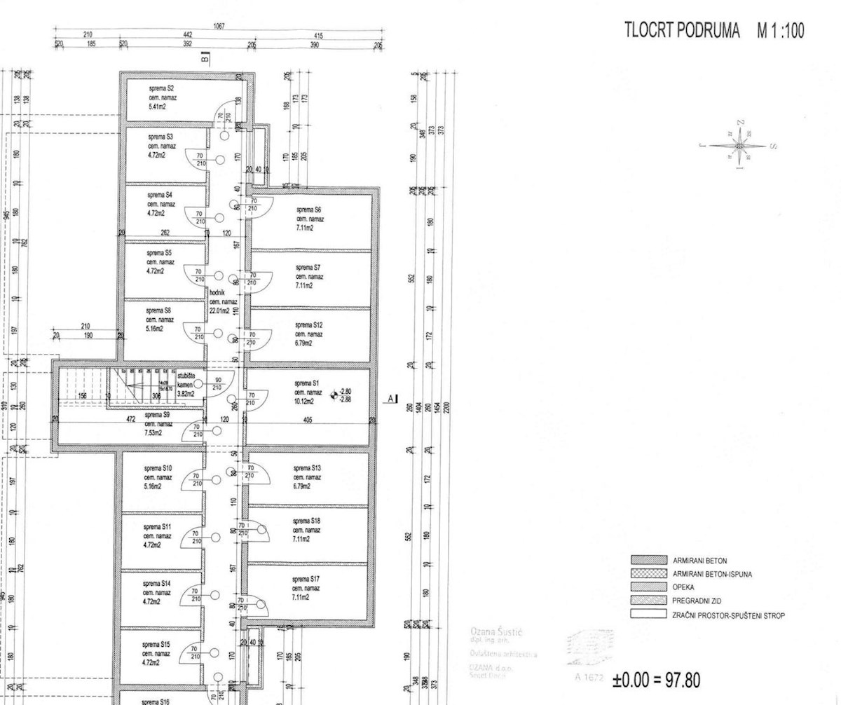 MARINA DI NUOVA COSTRUZIONE - APPARTAMENTO 1 - 62,05 mq - OTTIMA DISPOSIZIONE