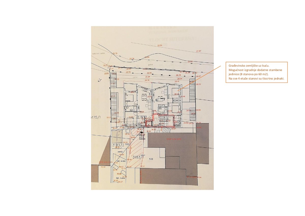 Palazzina a Makarska con otto appartamenti completamente rinnovati di recente