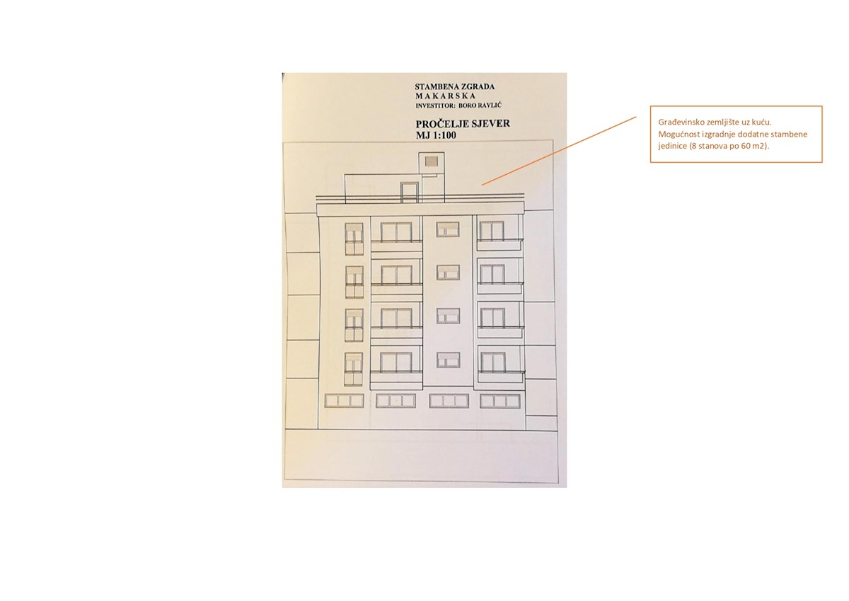 Palazzina a Makarska con otto appartamenti completamente rinnovati di recente